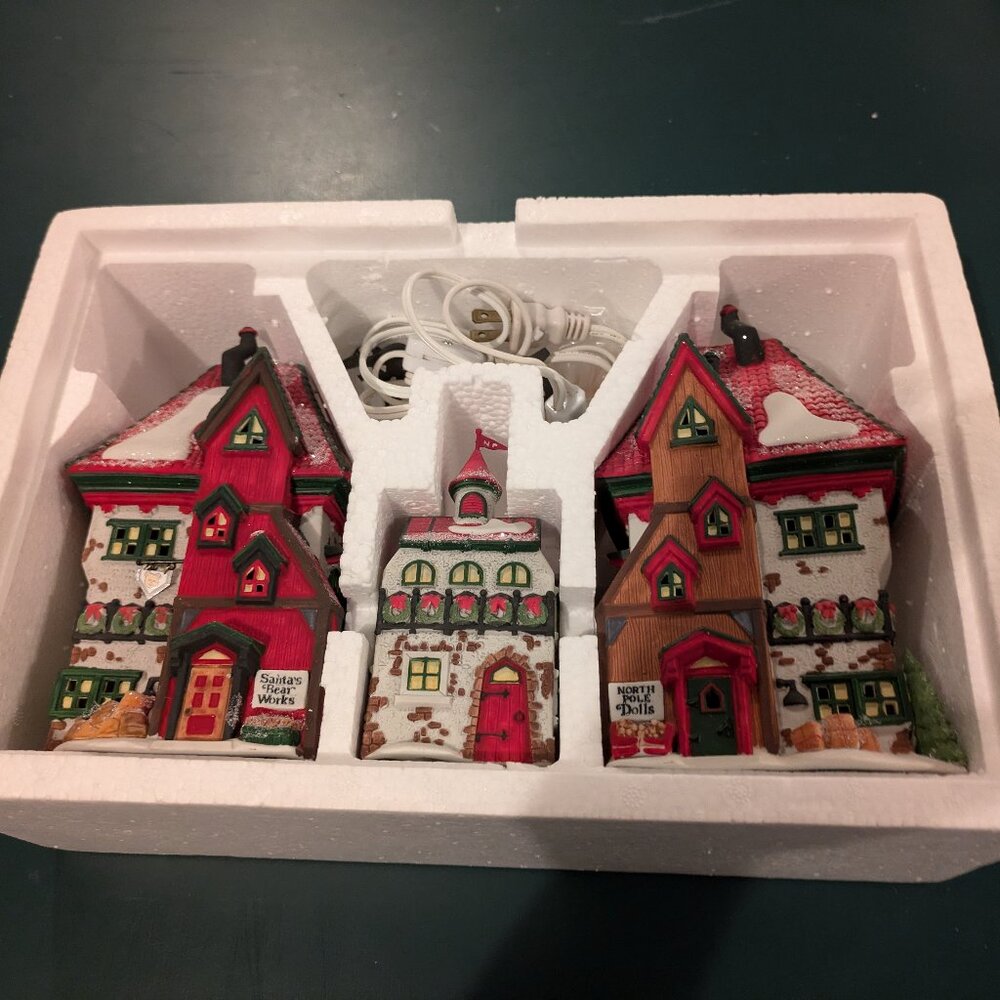 Department 56 North Pole Series North Pole Dolls & Santa's Bear Works